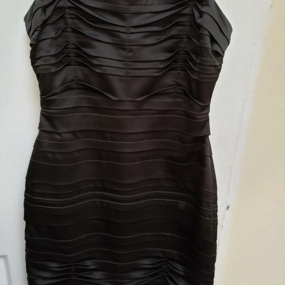 BCBG Max Azria Black Strapless Cocktail Dress - Picture 2 of 4